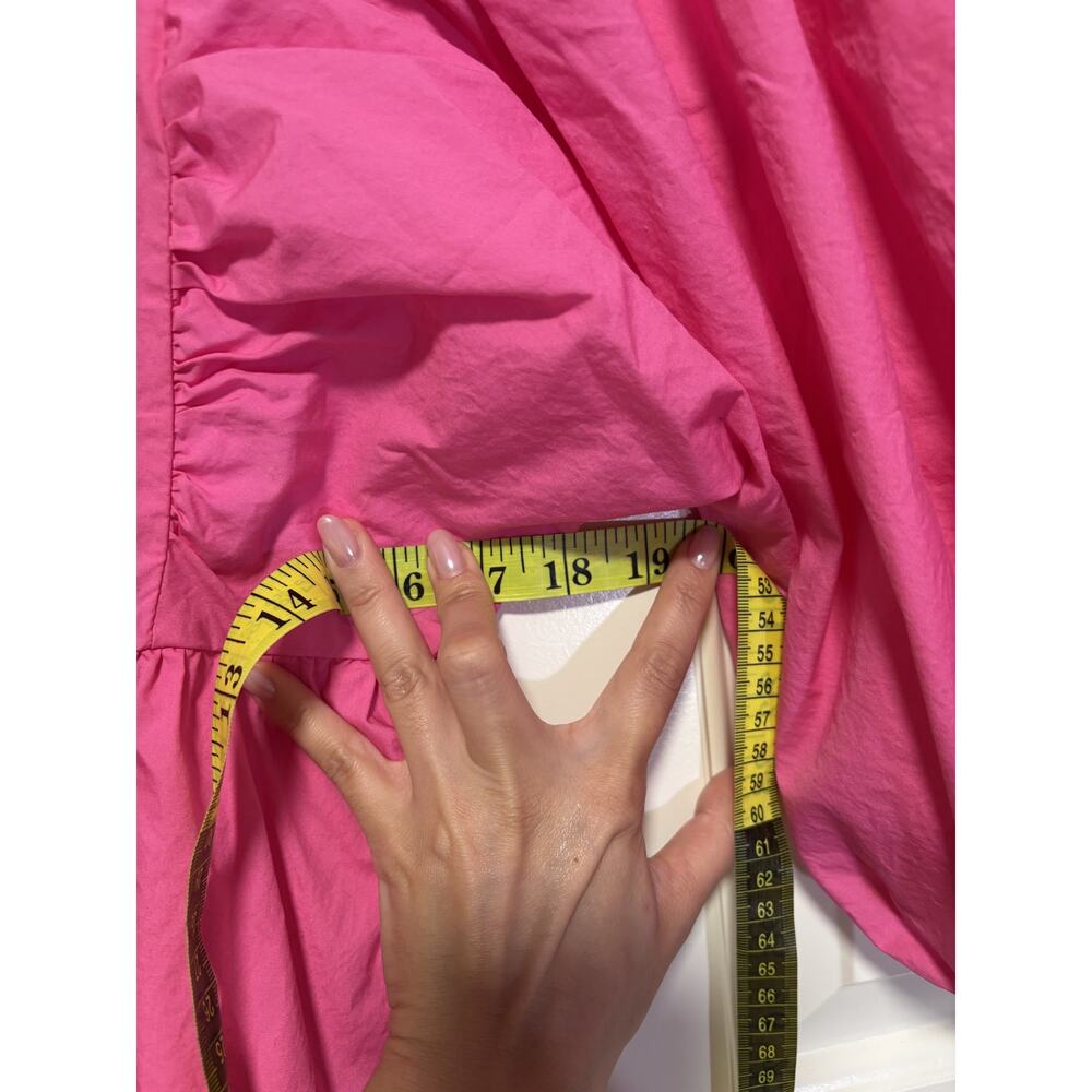 A New Day Pink Puff Sleeve Dress Small - Picture 4 of 9